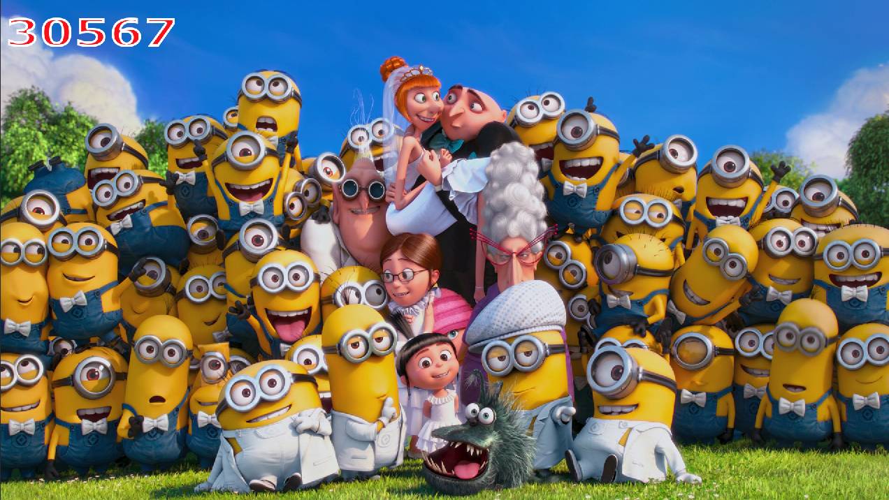 Tranh Dán Tường 3D Trẻ Em Minion E017